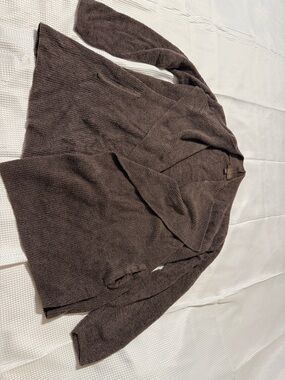 Barefoot Dreams Brown Open-Front Cozy Chic Lite Cardigan